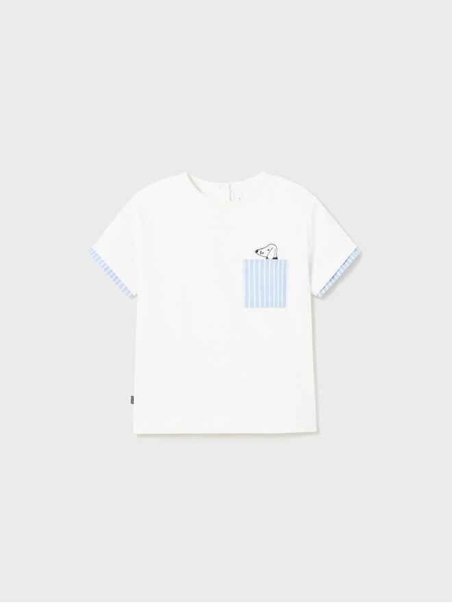 Mayoral Mayoral T-Shirt 1018 Λευκό Regular Fit