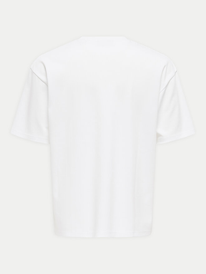 Only & Sons Only & Sons Marškinėliai Caspian 22031940 Balta Authentic Fit