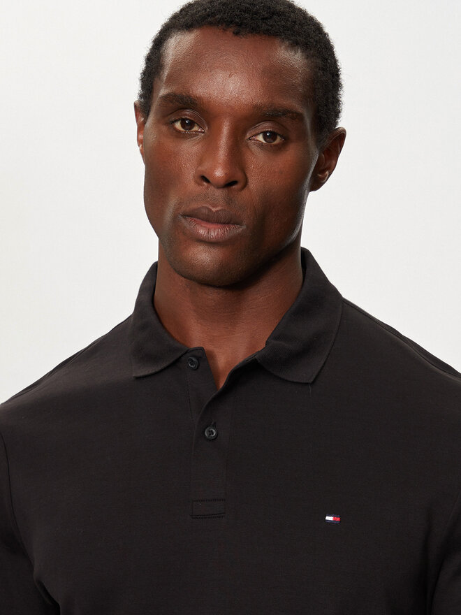 Tommy Hilfiger Tommy Hilfiger Polo MW0MW37317 Μαύρο Regular Fit