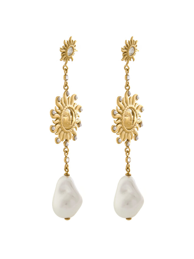 Guess Kolczyki Guess JUBE05 087JW Złoty