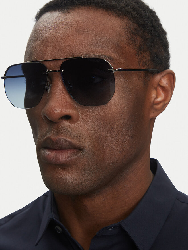 Trussardi Okulary przeciwsłoneczne Trussardi TSM3024 Srebrny