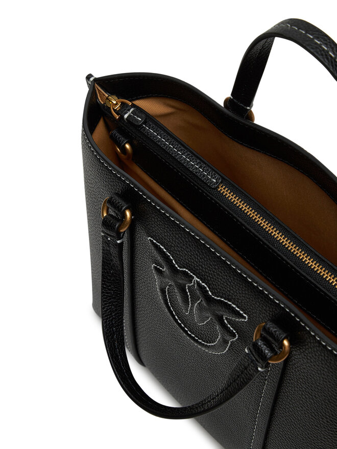 Rankinė PINKO Miranda Shopper Mini AI 24-25 PLTT 104515 A29O Juoda |  eavalyne.lt
