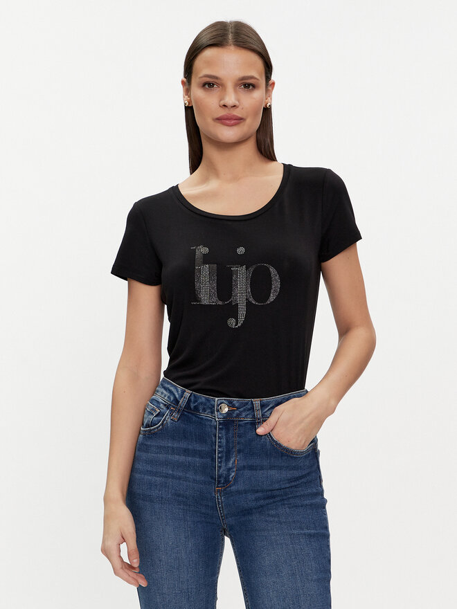 Liu Jo Liu Jo Футболка VA4227 JS360 Чорний Regular Fit