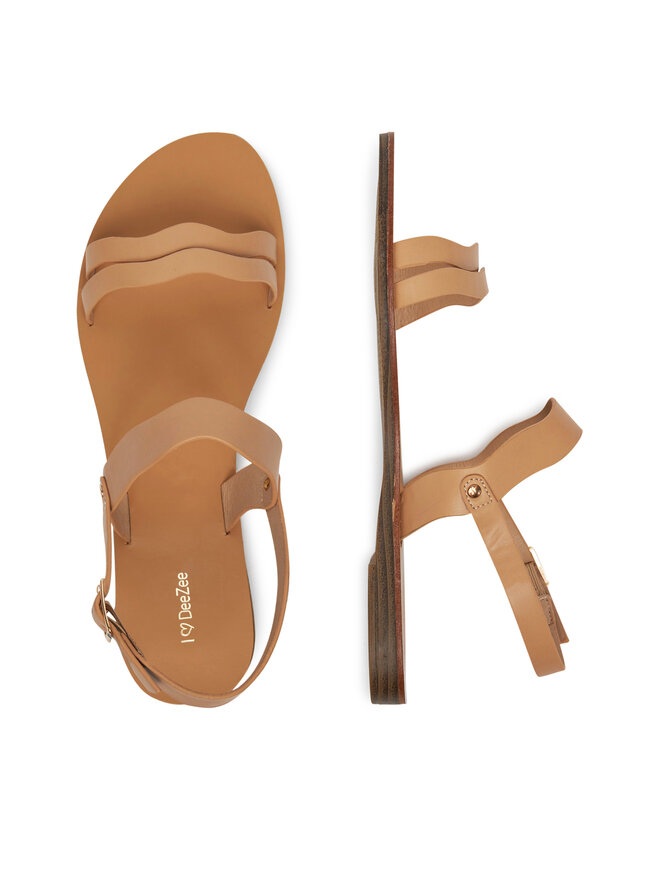DeeZee Sandały DeeZee E6720-101 Beżowy