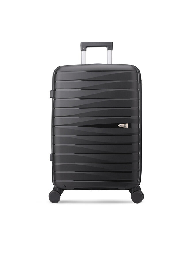 Semi Line Μεσαία Βαλίτσα Semi Line T5911-3 Μαύρο
