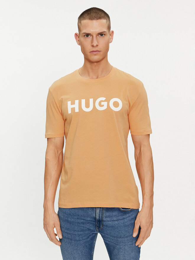 HUGO Hugo Футболка Dulivio 50467556 Оранжевий Regular Fit