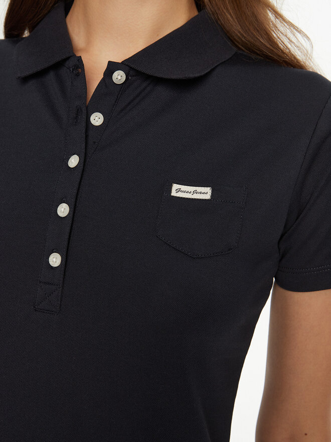 Guess Guess Pólóing W5RP47 KARS2 Sötétkék Regular Fit