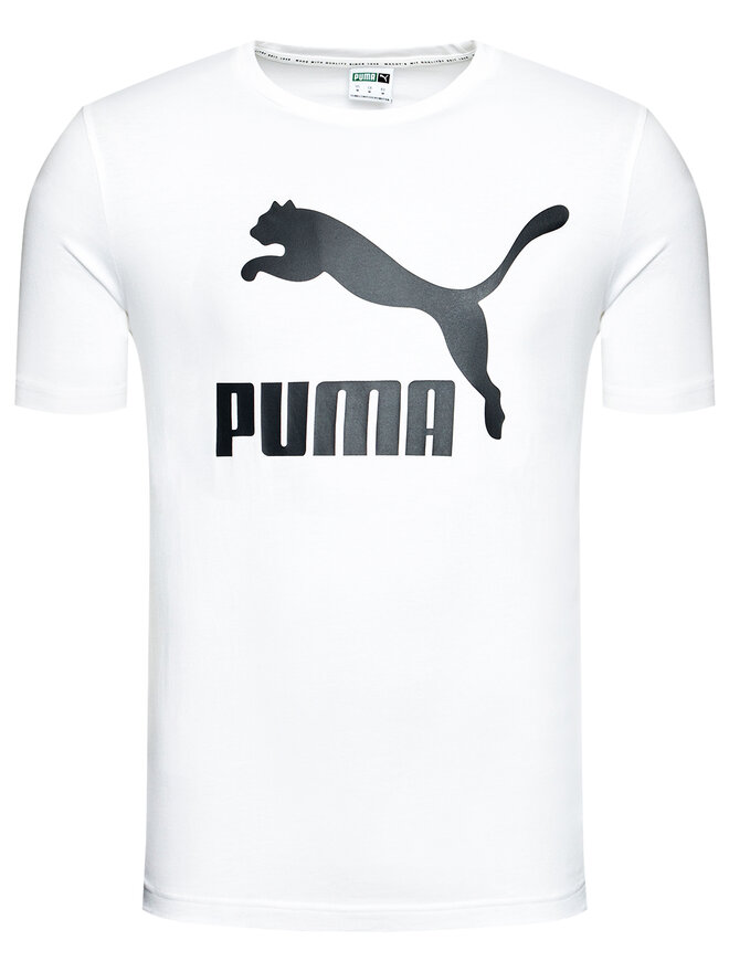 Puma Puma Marškinėliai Classics Logo 530088 Balta Regular Fit