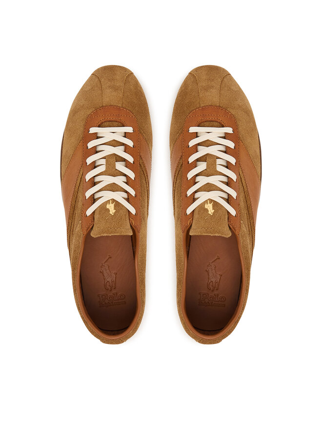 Polo Ralph Lauren Снікерcи Polo Ralph Lauren Rl Racer 809P15755001 Світло-коричневий