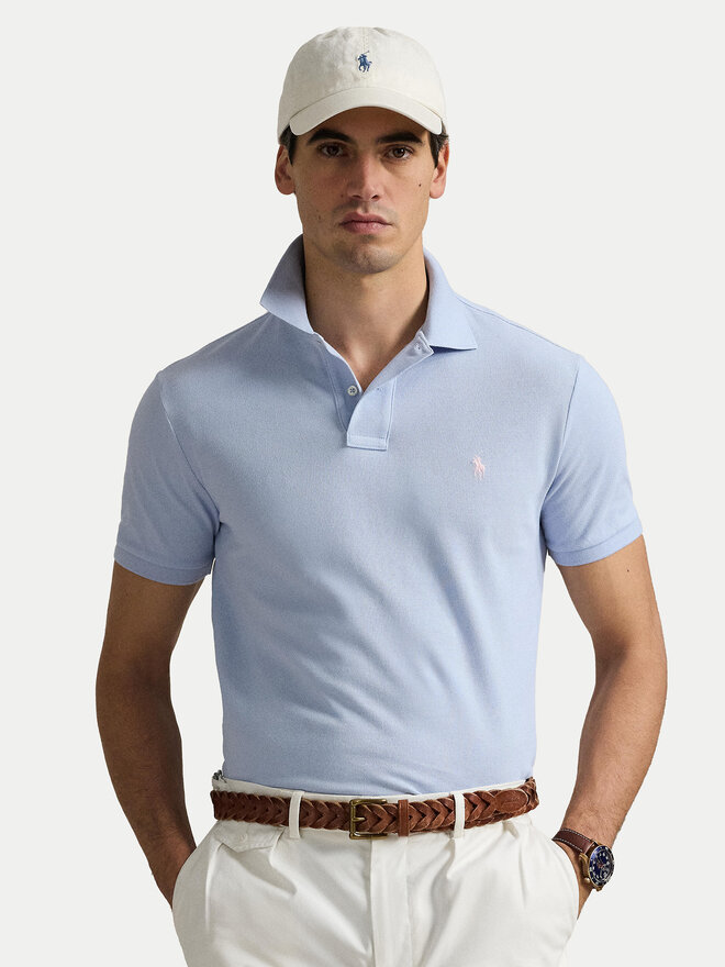 Polo Ralph Lauren Polo Ralph Lauren Poloshirt 710536856454 Himmelblau Slim Fit