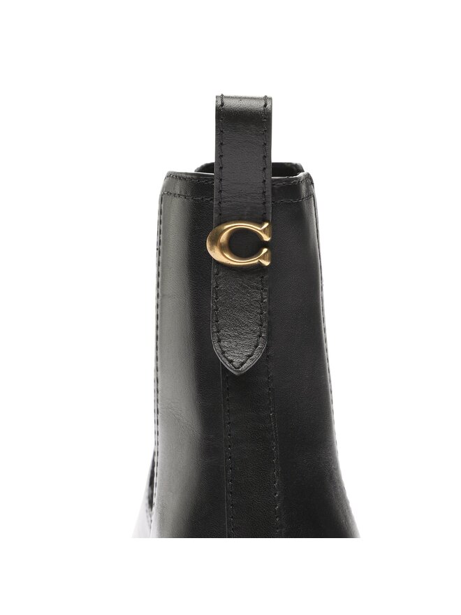 Coach Μποτάκια με λάστιχο Coach Maeve Lth Bootie CN143 Μαύρο
