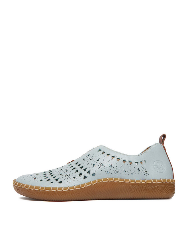 Rieker Halbschuhe Rieker CEO-N2452-10 Hellblau