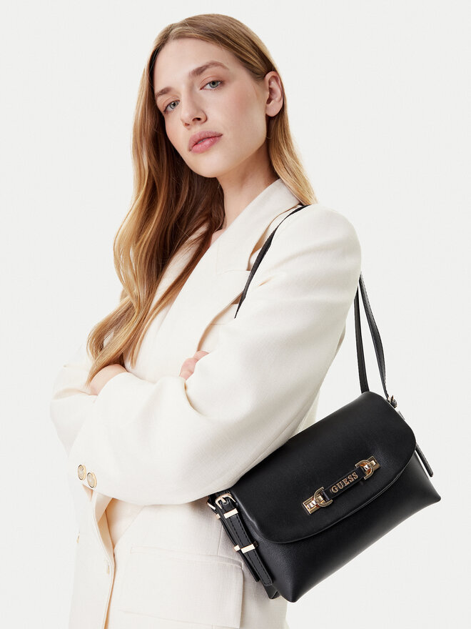 HAPPY− GHD GN607A Listonoszka ZANELLE Guess | kolor Czarny | Gomez.pl