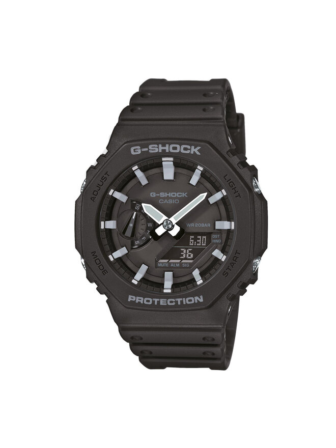 G-Shock Zegarek G-Shock GA-2100-1AER Czarny