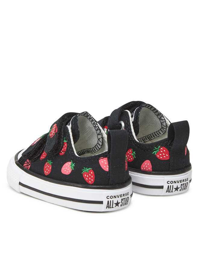 Converse Scarpe da ginnastica Converse Chuck Taylor All Star Strawberries Easy-On A14929C Nero