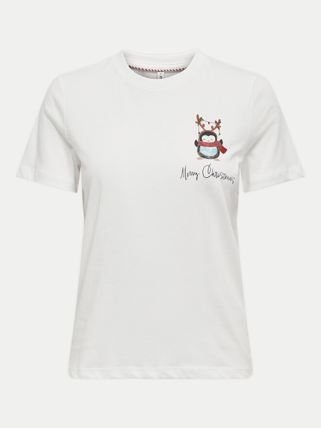 ONLY ONLY Marškinėliai Kita 15331069 Balta Regular Fit