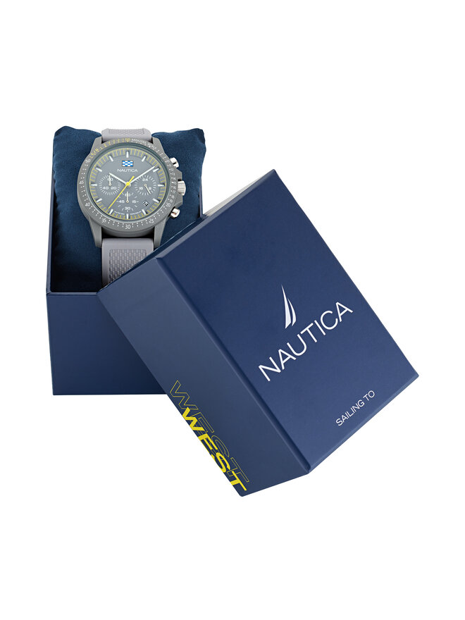 Nautica Zegarek Nautica Nautica One NAPNOF4S2 Szary