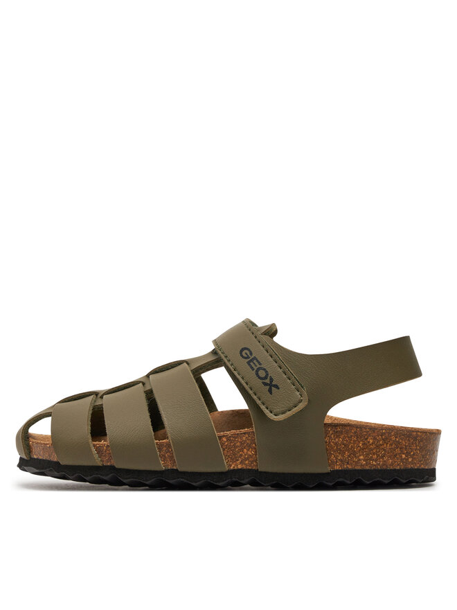 Geox Sandále Geox J Ghita Boy J458LA 000BC C3009 S Kaki