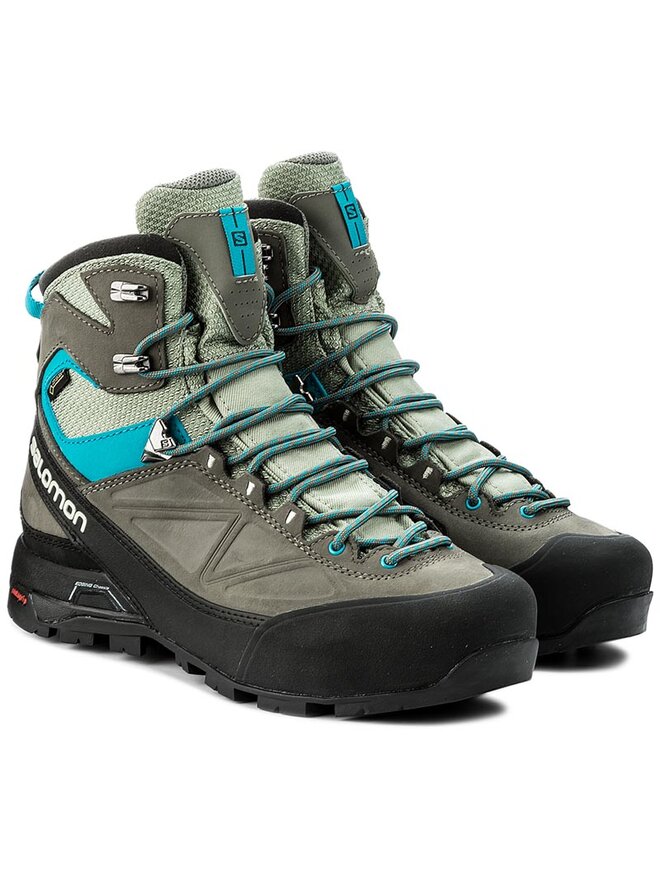 Trekkingschuhe Salomon X Alp Mtn W GORE TEX 398410 25 G0 Grau eschuhe