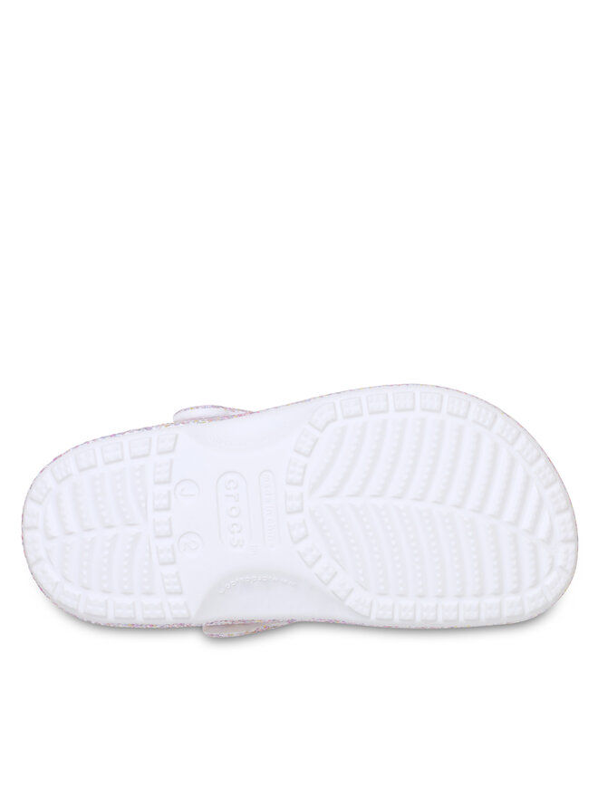 Crocs Шльопанці Crocs Classic Fantasy Glitter Clog K 212561 Білий