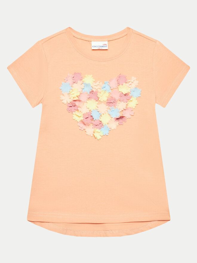 Coccodrillo Coccodrillo Camiseta WC4143202GPK Naranja Regular Fit