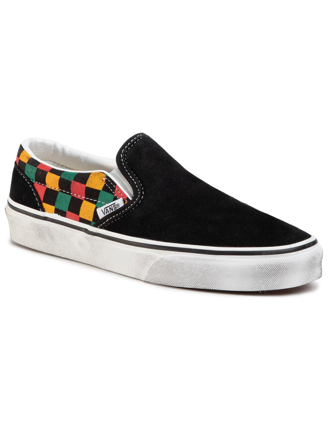 Sneakers aus Stoff Vans Classic Slip On VN0A4U38THN1 Schwarz eschuhe