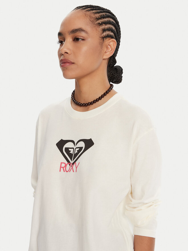 Roxy Roxy Blusa Hangloose Art Ls ERJZT06035 Écru Regular Fit