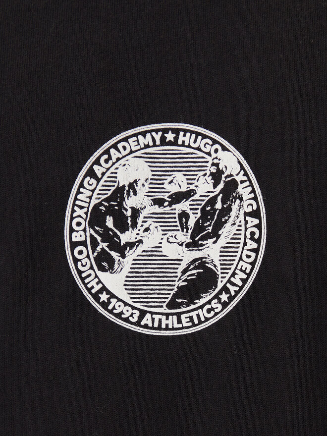 HUGO HUGO Camiseta Dwresto 50542366 Negro Regular Fit