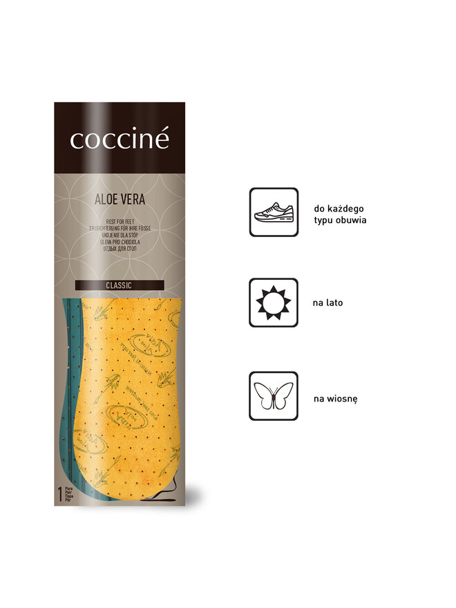 Coccine Vložky Coccine Aloe Vera Hnědá