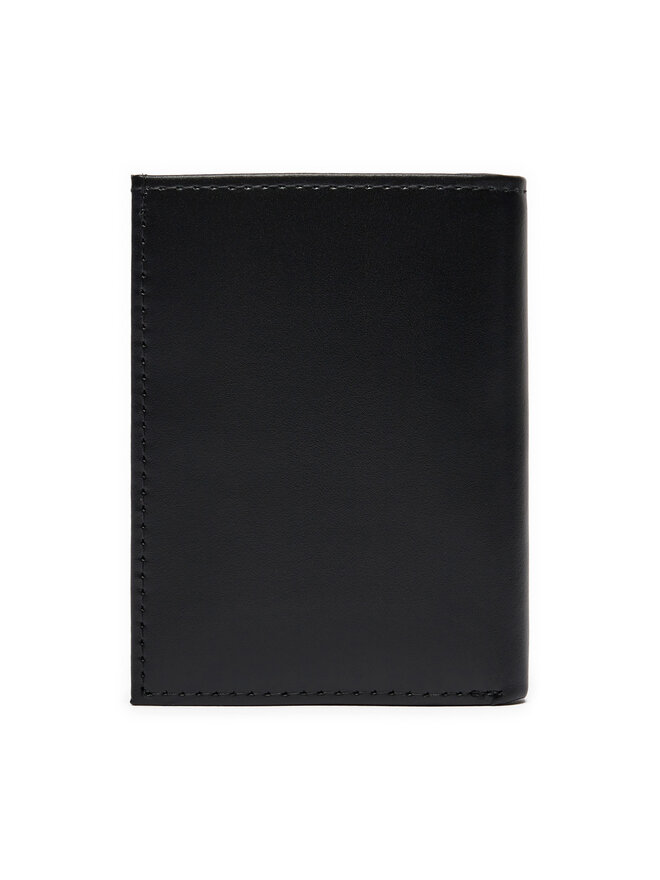 Calvin Klein Mazs vīriešu maks Calvin Klein Ck Smooth Bifold 6Cc W/Coin K50K512072 Melns