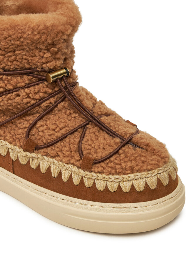 Mou Čizme za snijeg Mou Eskimo Sneaker Bold Scoub Lace FW411012A Smeđa
