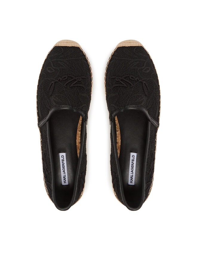 KARL LAGERFELD Espadrilles KARL LAGERFELD Kamini KL80121A Fekete