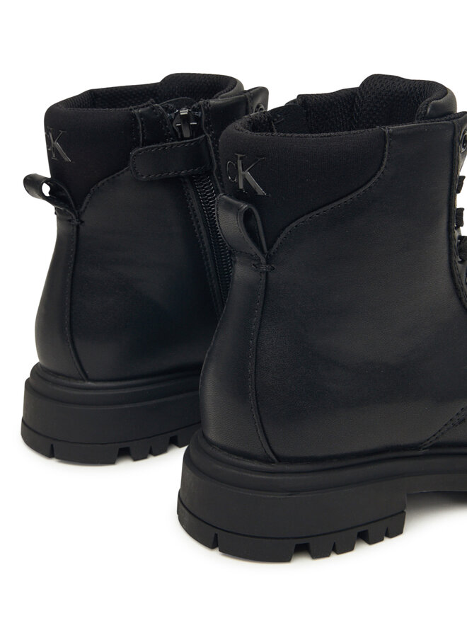Calvin Klein Schnürstiefeletten Calvin Klein Lace Up Bootie V3A5-83120-1464 S Schwarz