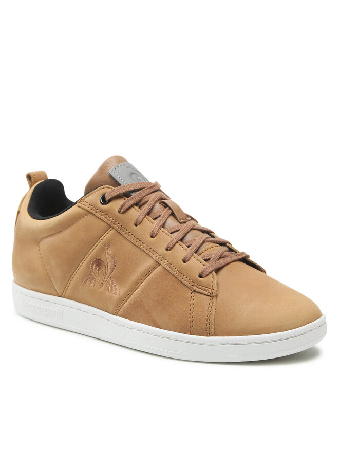 Sneakers Le Coq Sportif Courtclassic Black Jean 2220240 Marron chaussures