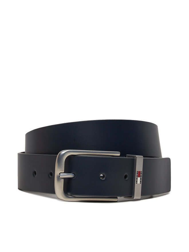 Tommy Jeans Ζώνη Ανδρική Tommy Jeans Tjm Elevated Flag Leather 3.5 AM0AM12681 Σκούρο μπλε