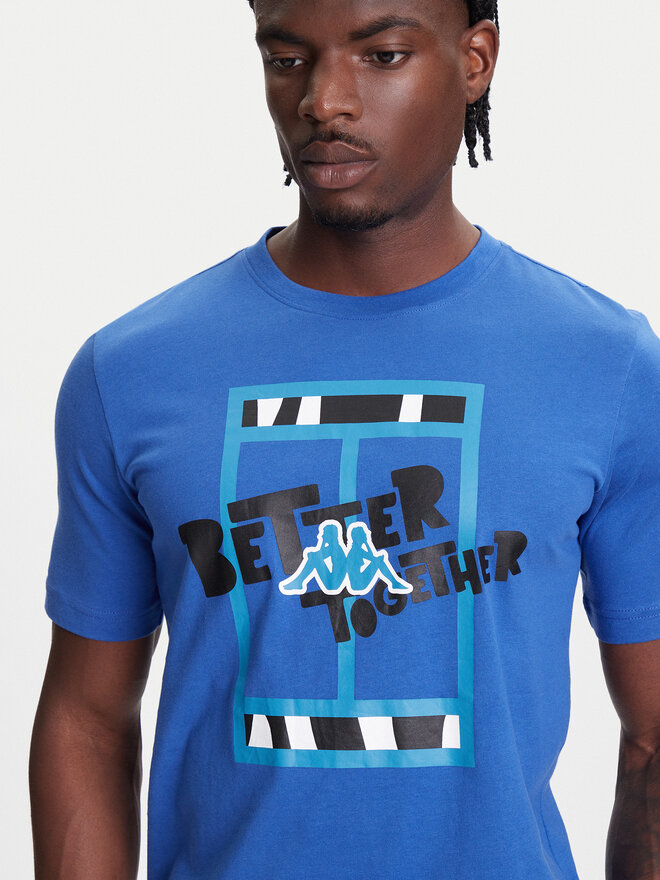 Kappa Kappa T-Shirt 351U8JW 741 Μπλε Regular Fit