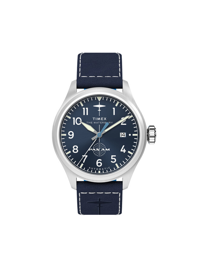 Timex Uhr Timex Timex x Pan Am® Waterbury Ace  TW2Y38800 Dunkelblau
