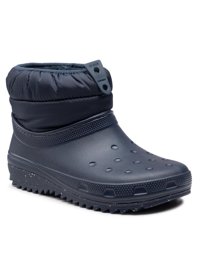 Crocs Botine Crocs Classic Neo Puff Shorty Boot W 207311 Bleumarin