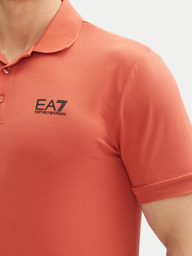 EA7 Emporio Armani EA7 Emporio Armani Поло 8NPF14 PJVQZ U3010 Оранжевий Regular Fit