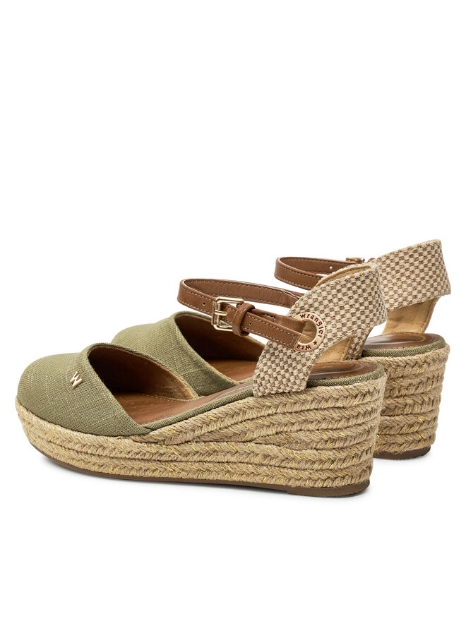 Wrangler Espadryle Wrangler Bela Women Semi Wedge 20241055 Zielony