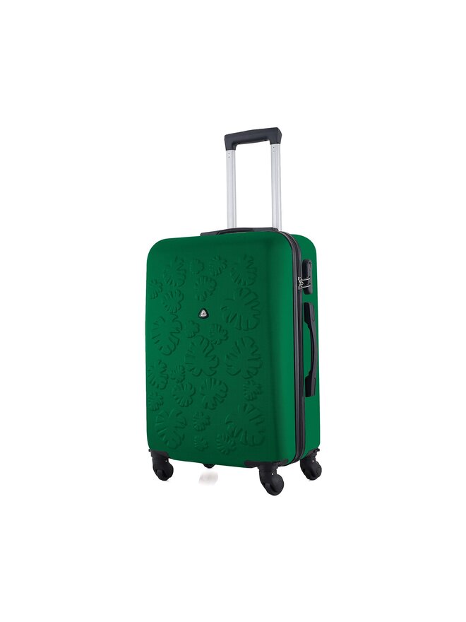 Semi Line Μεσαία Βαλίτσα Semi Line T5622-4 Πράσινο