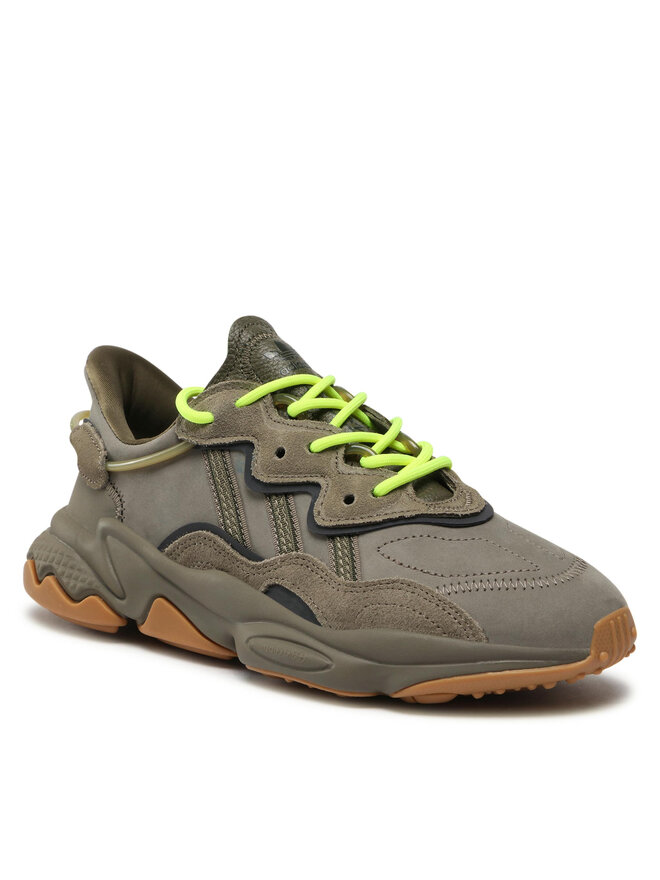 Adidas originals ozweego sneakers in green top