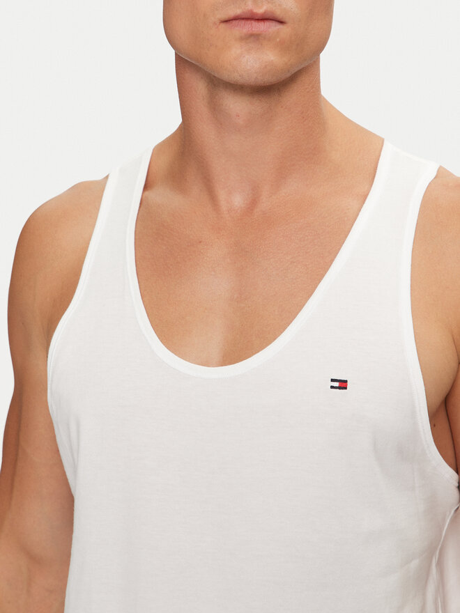 Tommy Hilfiger Tommy Hilfiger Σετ 3 tank tops UM0UM03387 Λευκό Regular Fit