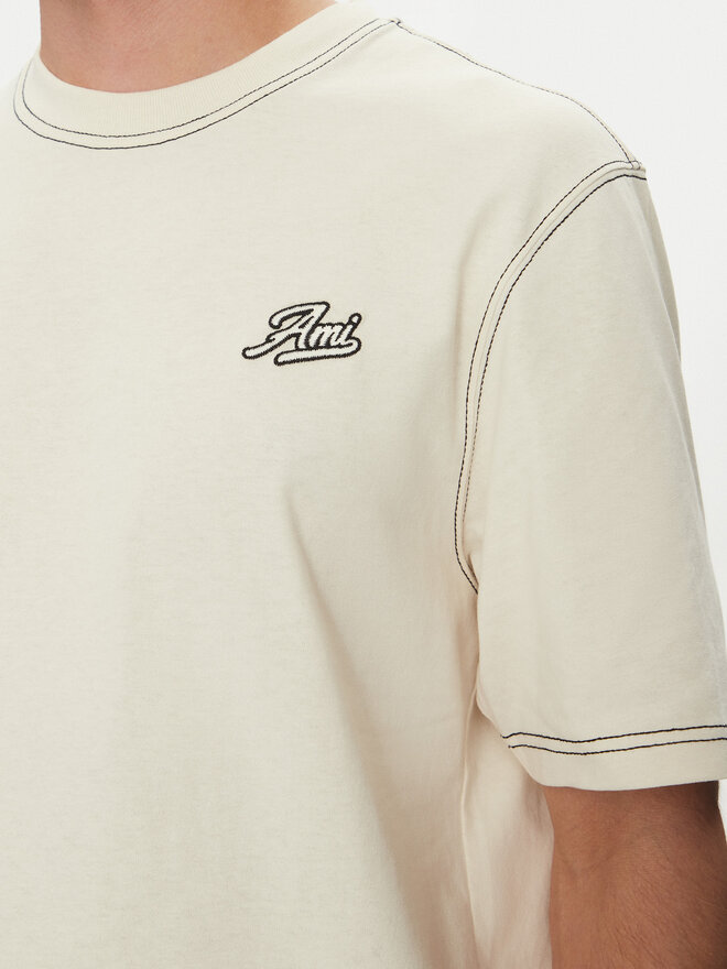 AMI PARIS AMI PARIS Camiseta HTS029.JE0118 Beis Regular Fit