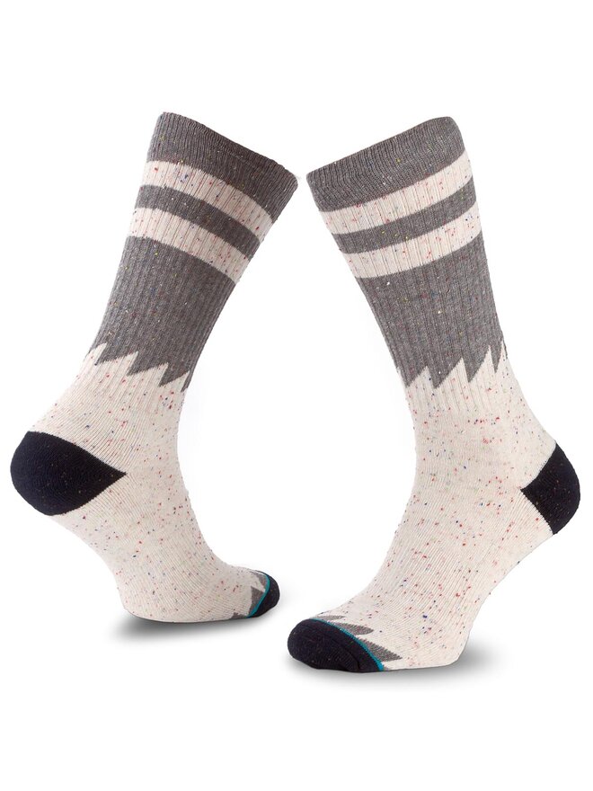 Stance Zestaw 3 par wysokich skarpet męskich Stance Usa Pack MD16PKUSA Szary