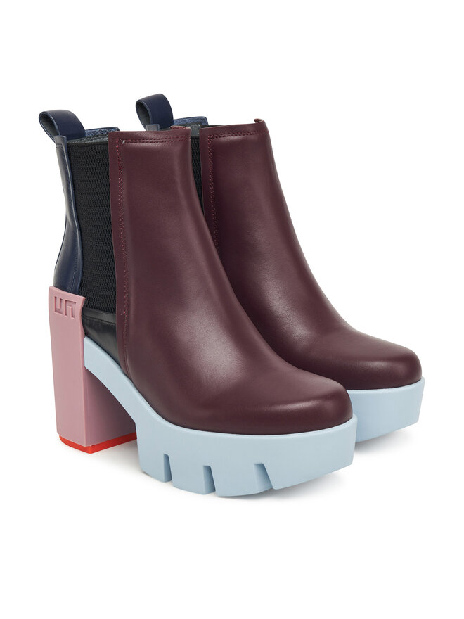Botki United Nude Grip Chelsea Mid IV 1095992516 Bordowy