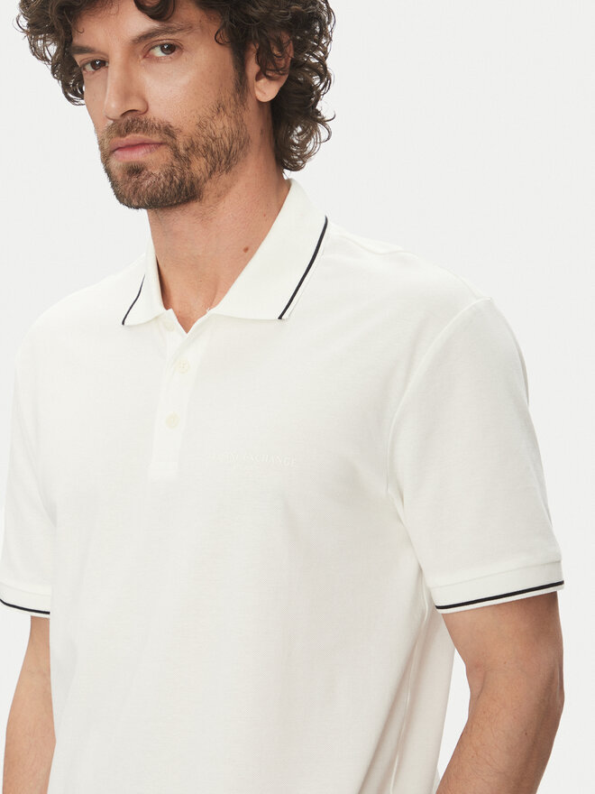 Armani Exchange Armani Exchange Poloshirt XM000489 AF13026 U0009 Weiß Regular Fit