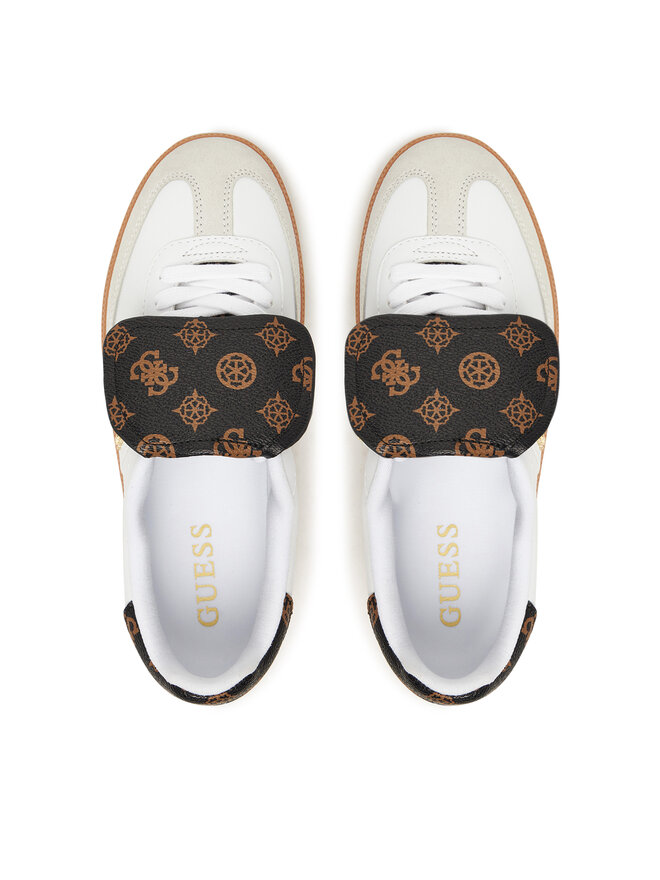 Guess Сникърси Guess FLTOLE ELE12 Бял