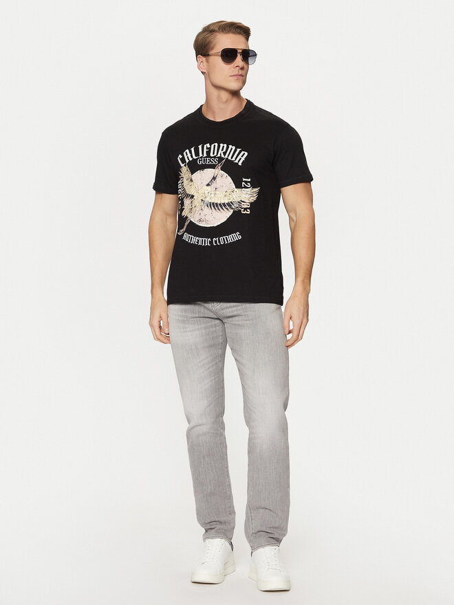 Guess Guess T-shirt M5RI19 K8FQ4 Crna Regular Fit