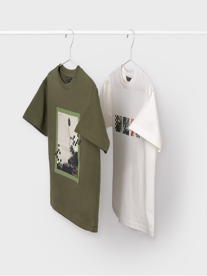 Mayoral Mayoral Pack de 2 camisetas 6036 De color Regular Fit